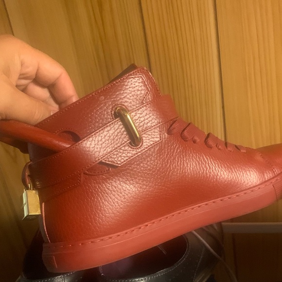 Buscemi high top lock detail sneakers Red. Authentic. - Picture 6 of 7